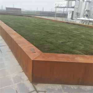 建瓯耐候钢花池围边